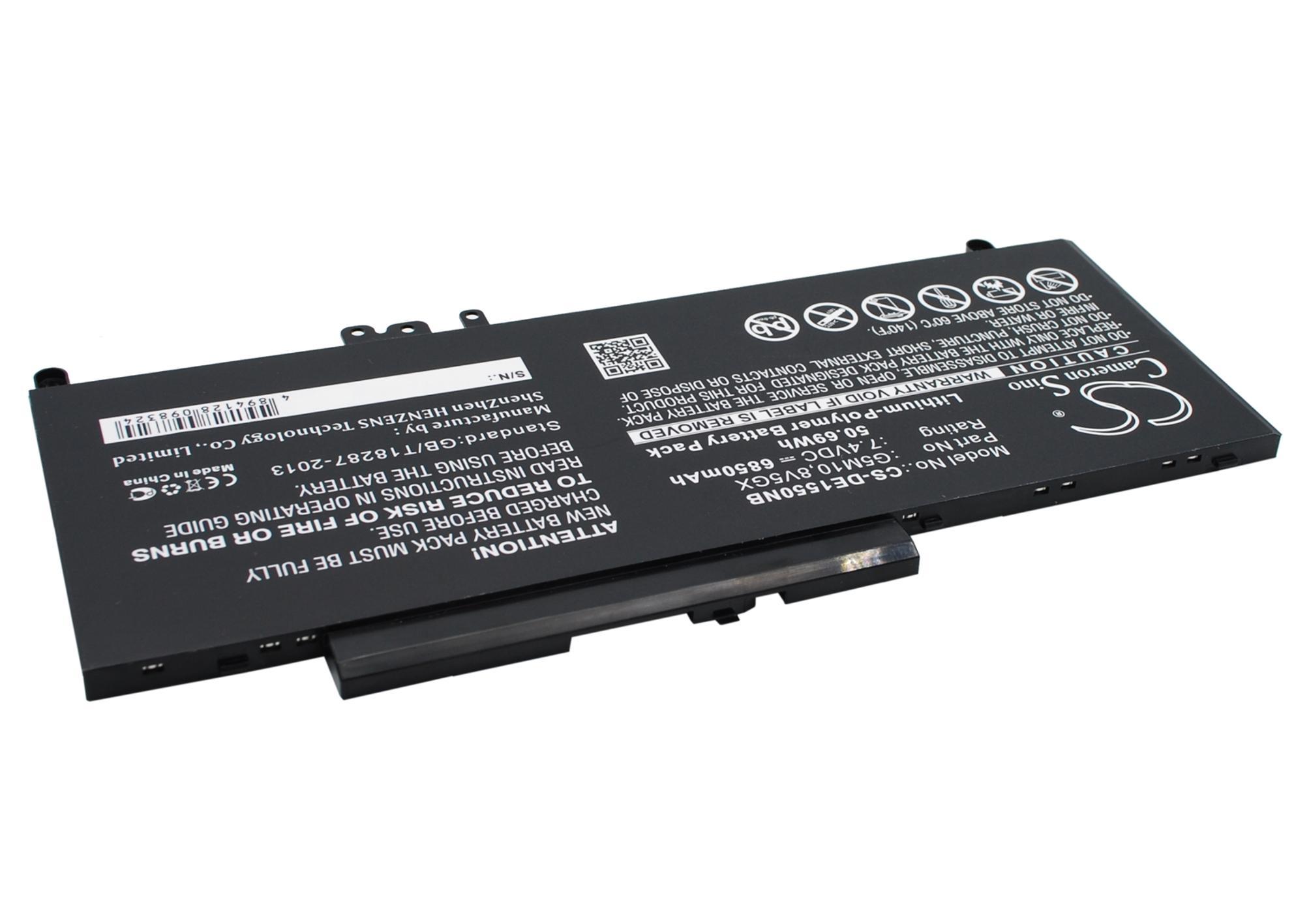 Батерия  за лаптоп DELL Latitude 14 5000, Latitude 15 5000, Latitude 5450, 5250 , 079VRK LiPo 7.4V 6850mAh CAMERON SINO