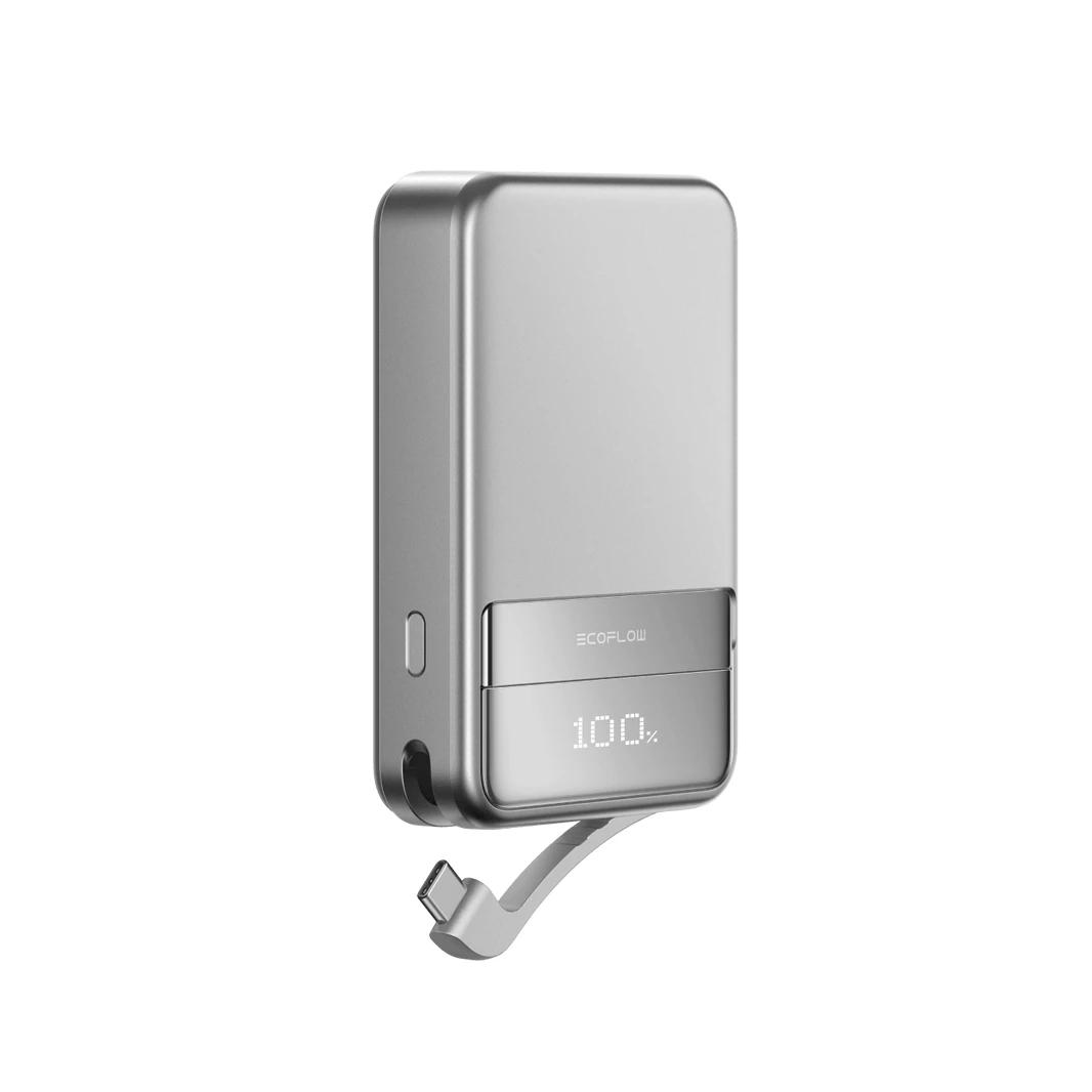 Ecoflow смарт преносима батерия Smart Power Bank - RAPID 10K Silver - 10000mAh - EF-RAPID10000-EU | JAR Computers Ecoflow смарт преносима батерия Smart Power Bank - RAPID 10K Silver - 10000mAh - EF-RAPID10000-EU