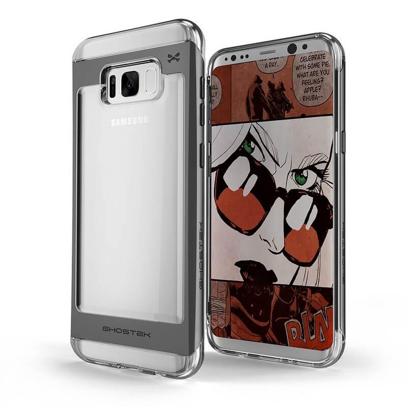 Хибриден удароустойчив кейс за Samsung Galaxy S8 - Ghostek Cloak 2 Case (прозрачен-черен) | JAR Computers Хибриден удароустойчив кейс за Samsung Galaxy S8 - Ghostek Cloak 2 Case (прозрачен-черен)