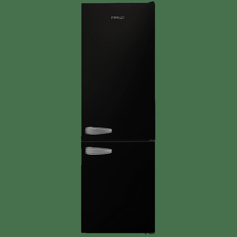 Хладилник с фризер Finlux FXCA 31330 BLE RETRO , 268 l, E , Статична , Черен