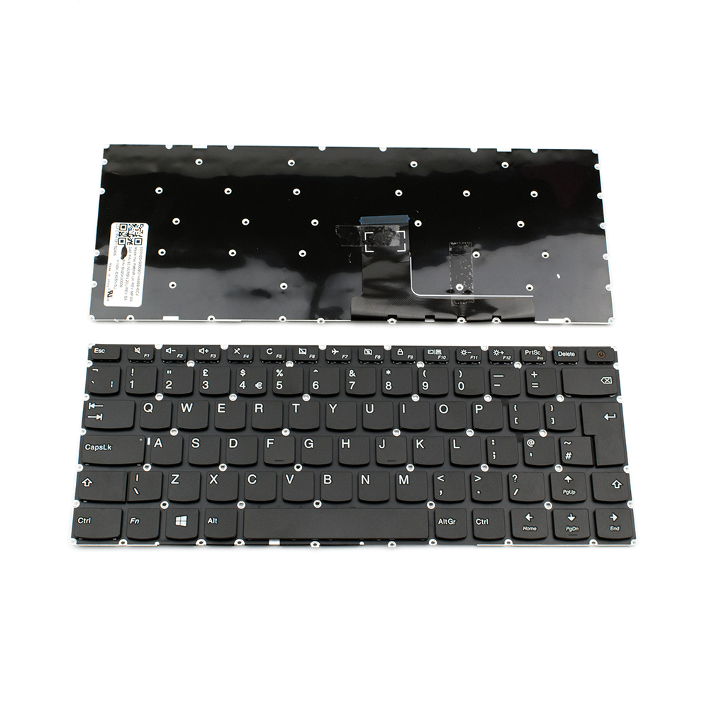 Клавиатура за лаптоп Lenovo IdeaPad 110-14ISK 110-14IBR 110-14AST Black Without Frame UK / Черна Без Рамка (Голям Ентър) | JAR Computers Клавиатура за лаптоп Lenovo IdeaPad 110-14ISK 110-14IBR 110-14AST Black Without Frame UK / Черна Без Рамка (Голям Ентър)