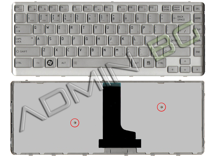 Клавиатура за лаптоп Toshiba T210 Сребриста | JAR Computers Клавиатура за лаптоп Toshiba T210 Сребриста