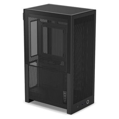 Кутия за компютър NZXT pc case H2 Flow Black (2026) - Mini - black | JAR Computers Кутия за компютър NZXT pc case H2 Flow Black (2026) - Mini - black