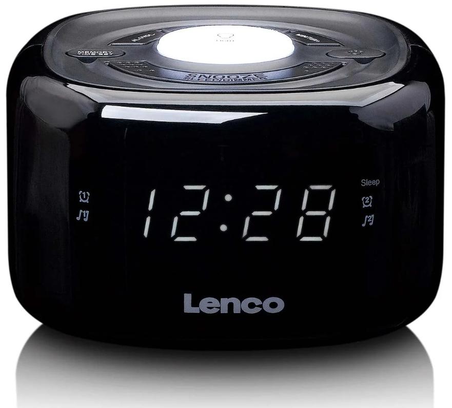 Lenco FM радио с часовник,CR-12BK | JAR Computers Lenco FM радио с часовник,CR-12BK