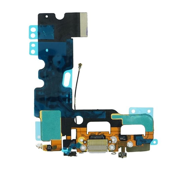 Лентов кабел с Lightning конектора и долните микрофони за iPhone 7 - OEM iPhone 7 System Connector and Flex Cable (светлосив) | JAR Computers Лентов кабел с Lightning конектора и долните микрофони за iPhone 7 - OEM iPhone 7 System Connector and Flex Cable (светлосив)