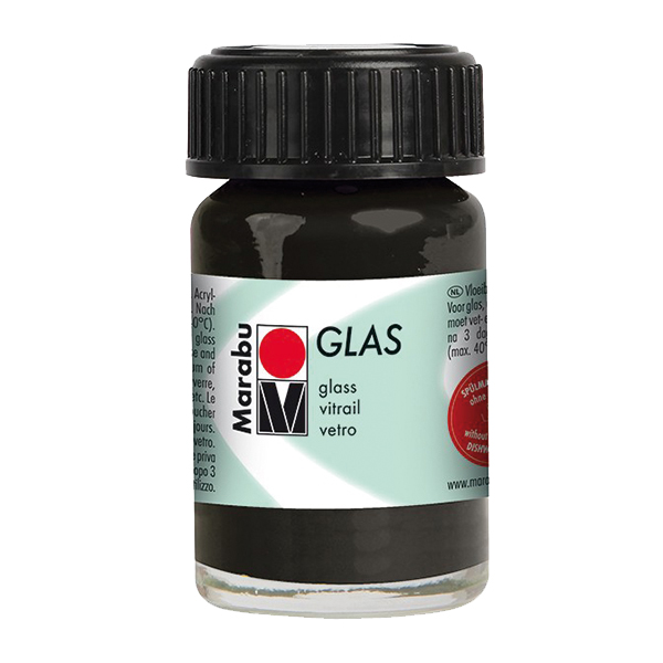 Marabu Боя за стъкло арт, черна, 15 ml, 473 | JAR Computers Marabu Боя за стъкло арт, черна, 15 ml, 473