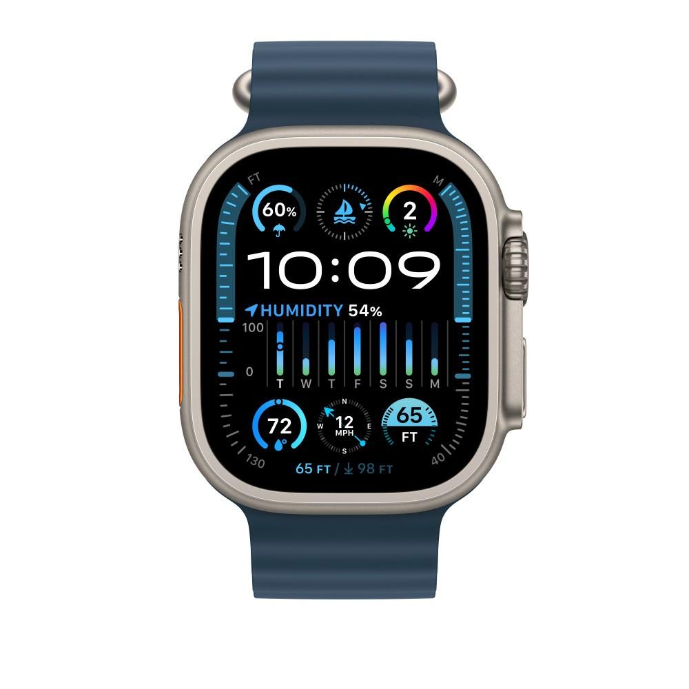 Оригинална флуороеластомерна каишка за Apple Watch Ultra ,Ultra 2 49мм - Apple Ocean Band (тъмносин) | JAR Computers Оригинална флуороеластомерна каишка за Apple Watch Ultra ,Ultra 2 49мм - Apple Ocean Band (тъмносин)