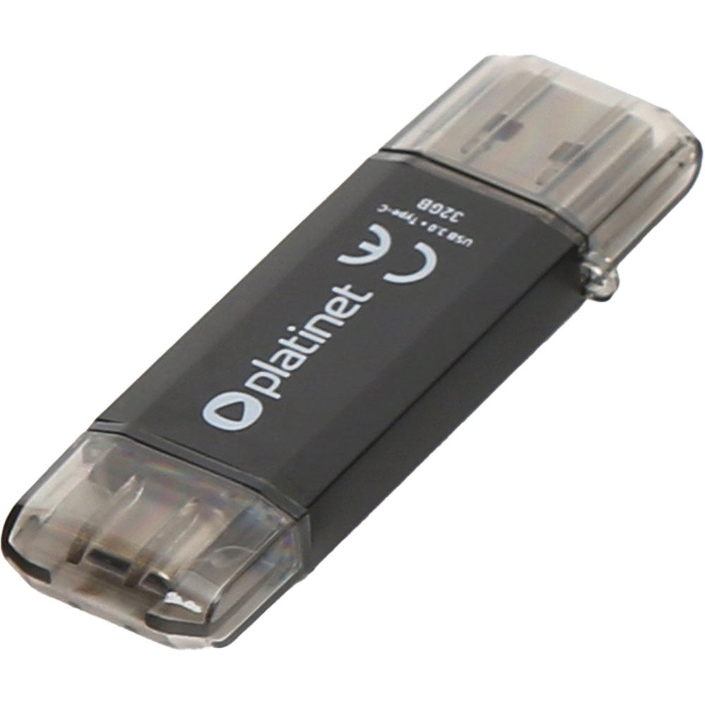 Памет OTG 32GB Platinet USB/USB-C черен