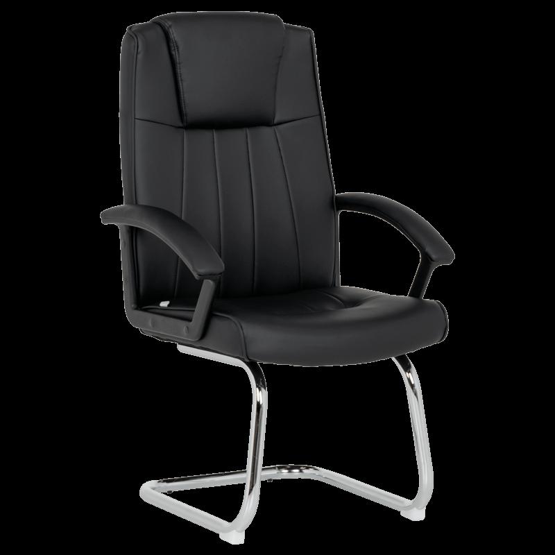 Посетителски стол 7102 - черен