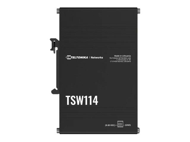 TELTONIKA NETWORKS TSW114 Gigabit ethernet switch with DIN rail