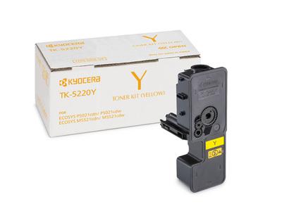 Тонер касета за Kyocera ECOSYS P5021 Series/M5521cdn - Toner - TK-5220Y (TK5220Y) / 1T02R9ANL1 - Yellow - PN 1T02R9ANL1 | JAR Computers Тонер касета за Kyocera ECOSYS P5021 Series/M5521cdn - Toner - TK-5220Y (TK5220Y) / 1T02R9ANL1 - Yellow - PN 1T02R9ANL1