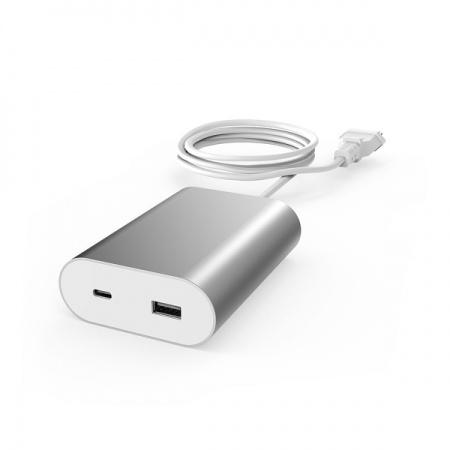 Захранване за ел. мрежа с USB-C и USB-A изходи - Artwizz PowerPlug USB-C 24W | JAR Computers Захранване за ел. мрежа с USB-C и USB-A изходи - Artwizz PowerPlug USB-C 24W