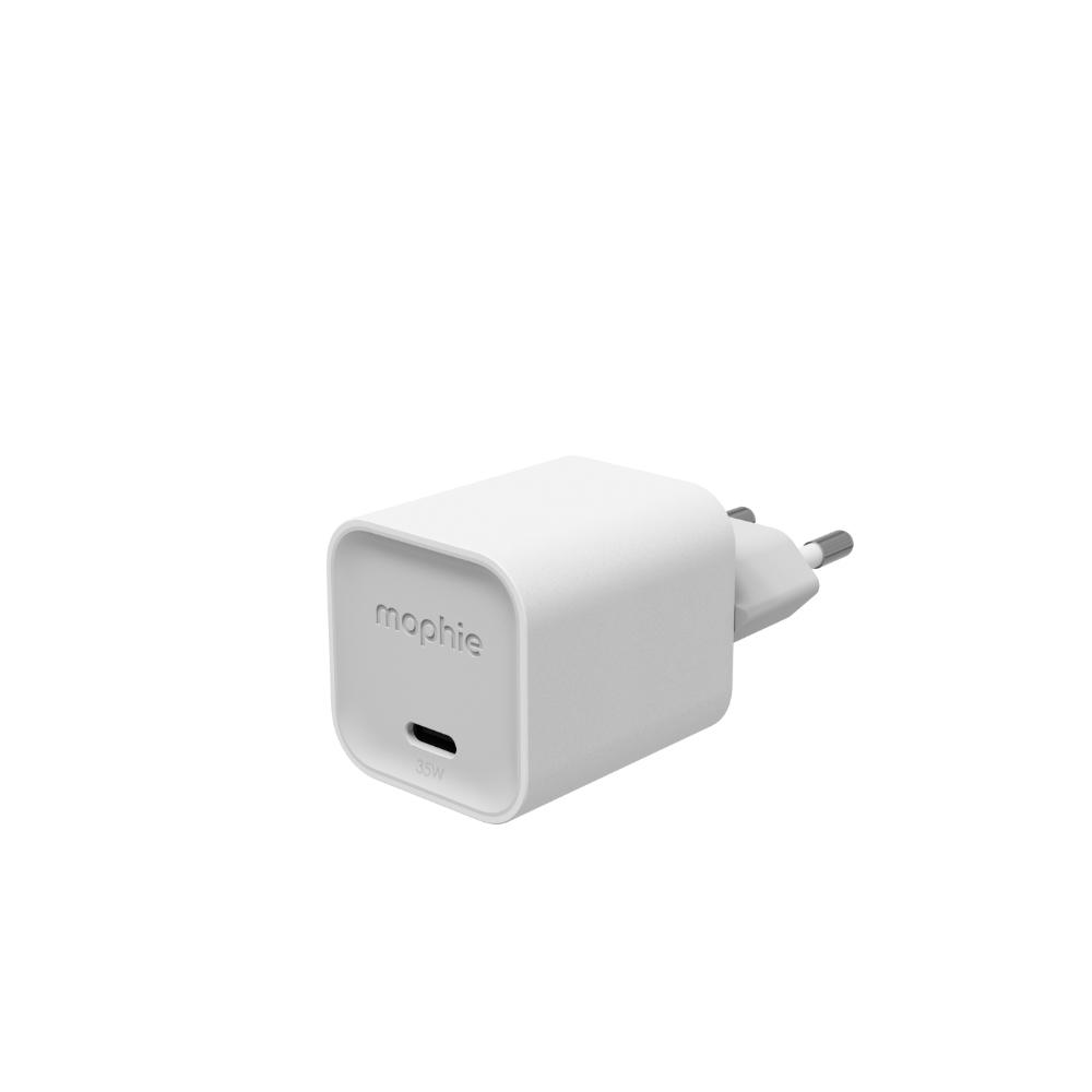 Зарядно mophie Adapter GaN USB-C 35W ROC 2025 White EU​