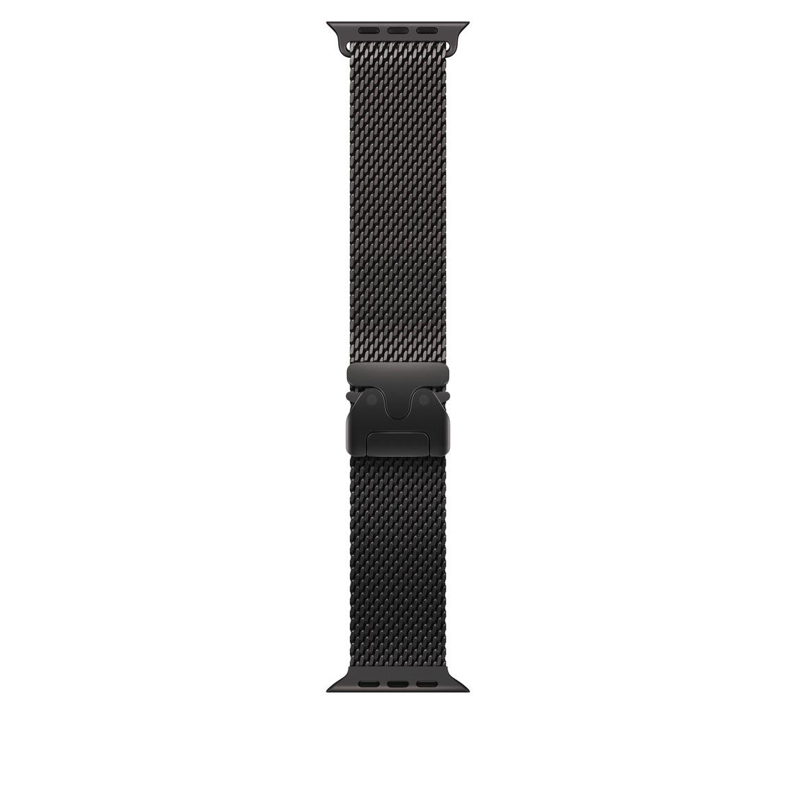 Apple Watch 49mm Milanese Loop: Black Titanium Milanese Loop - Medium | JAR Computers Apple Watch 49mm Milanese Loop: Black Titanium Milanese Loop - Medium