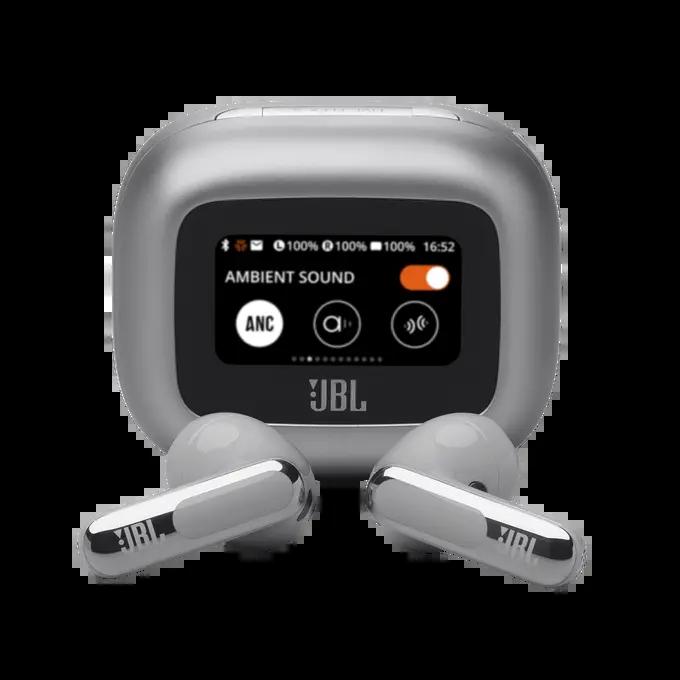 Блутут слушалки-тапи JBL Live Flex 3 - Сребрист