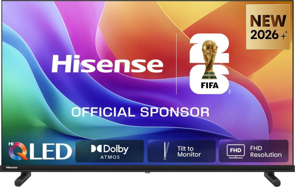 Hisense 40A59S 101.6 cm (40") Full HD Smart TV Wi-Fi Black | JAR Computers Hisense 40A59S 101.6 cm (40") Full HD Smart TV Wi-Fi Black