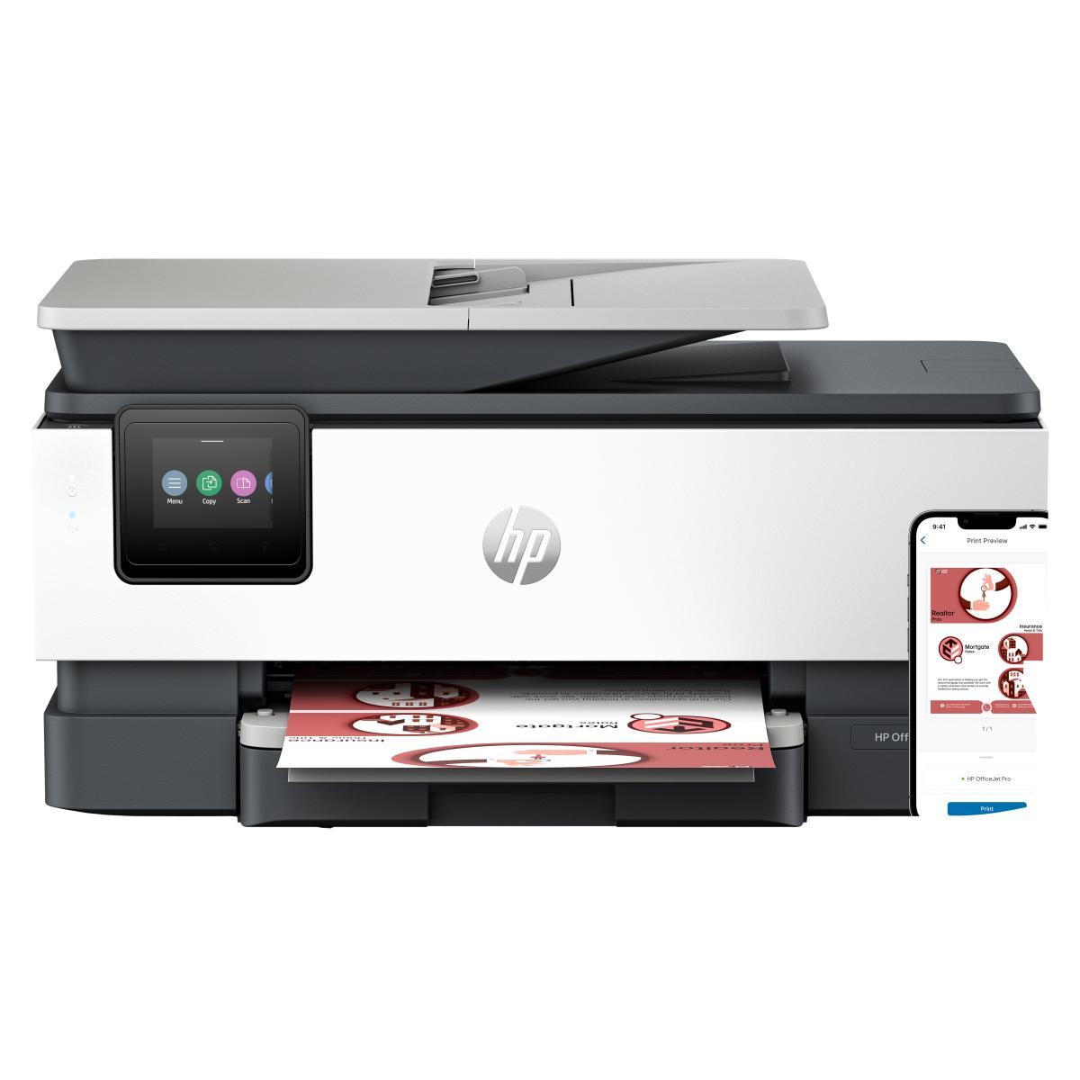 HP OfficeJet Pro 8132e Wireless All-in-One Color Printer, Instant Ink; Two-sided printing | JAR Computers HP OfficeJet Pro 8132e Wireless All-in-One Color Printer, Instant Ink; Two-sided printing