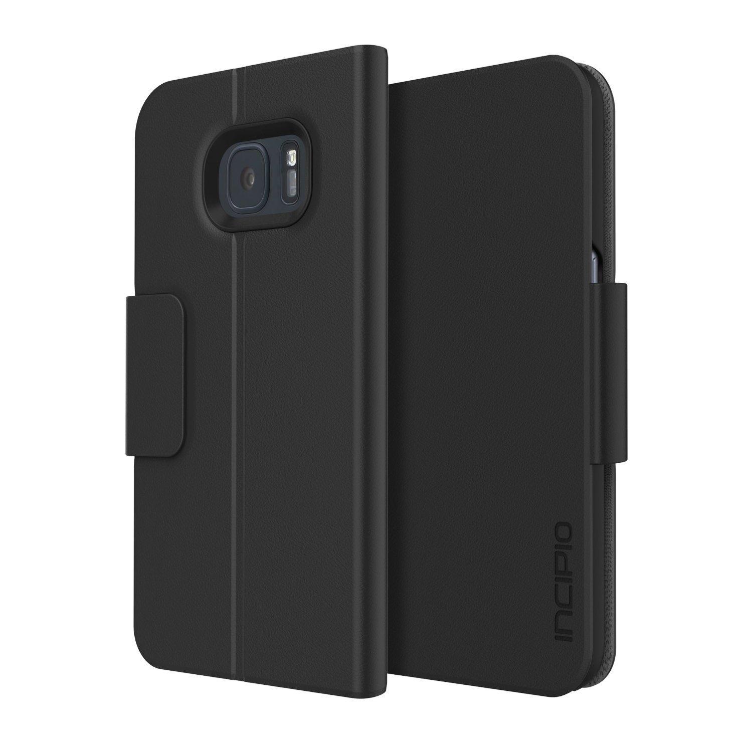 Кожен калъф, тип портфейл и поставка за Samsung Galaxy S7 Edge - Incipio Corbin Wallet Folio Case (черен) | JAR Computers Кожен калъф, тип портфейл и поставка за Samsung Galaxy S7 Edge - Incipio Corbin Wallet Folio Case (черен)