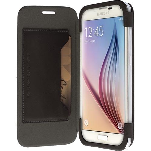 Кожен калъф, тип портфейл за Samsung Galaxy S6, S6 Edge - Krusell Kiruna FlipCover (черен) | JAR Computers Кожен калъф, тип портфейл за Samsung Galaxy S6, S6 Edge - Krusell Kiruna FlipCover (черен)