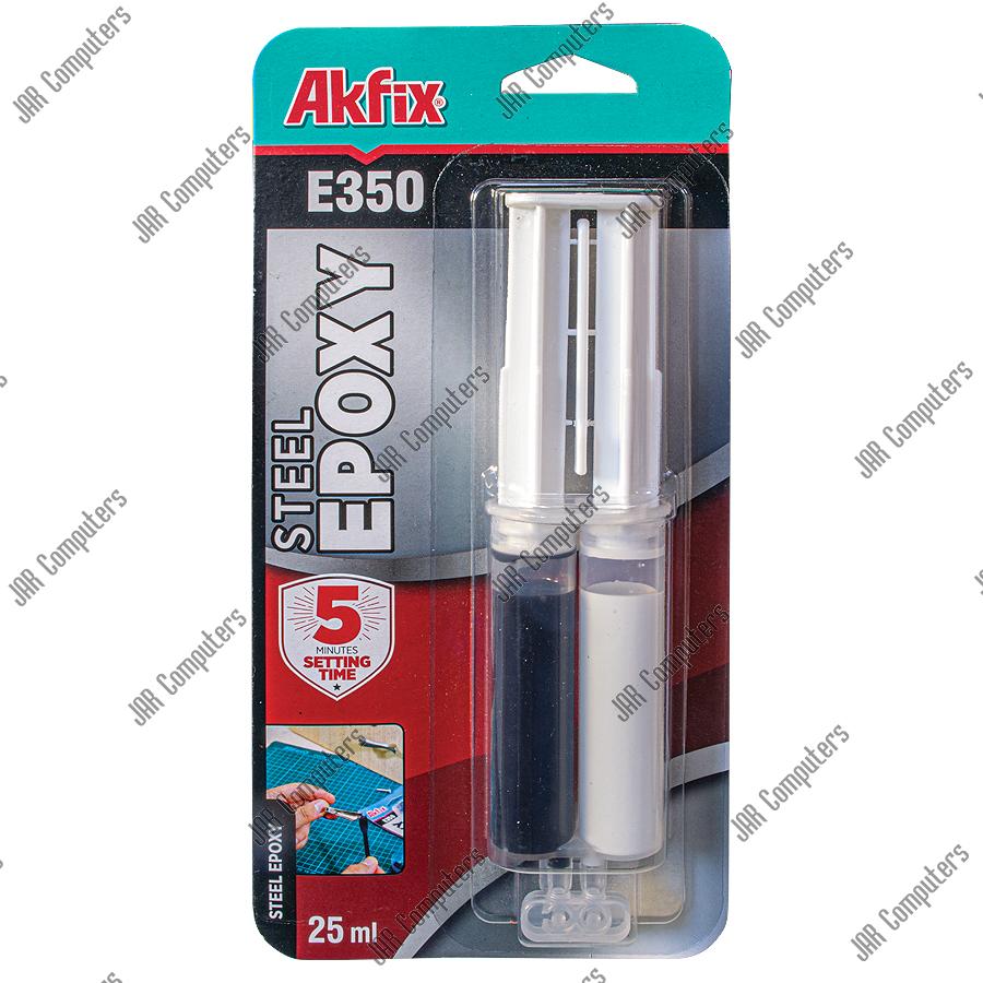 ЛЕПИЛО ТЕЧНА СТОМАНА Е350 AKFIX 25 мл | JAR Computers ЛЕПИЛО ТЕЧНА СТОМАНА Е350 AKFIX 25 мл