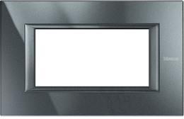 Рамка 4 мод. правоъгълна Antracite Axolute Bticino | JAR Computers Рамка 4 мод. правоъгълна Antracite Axolute Bticino