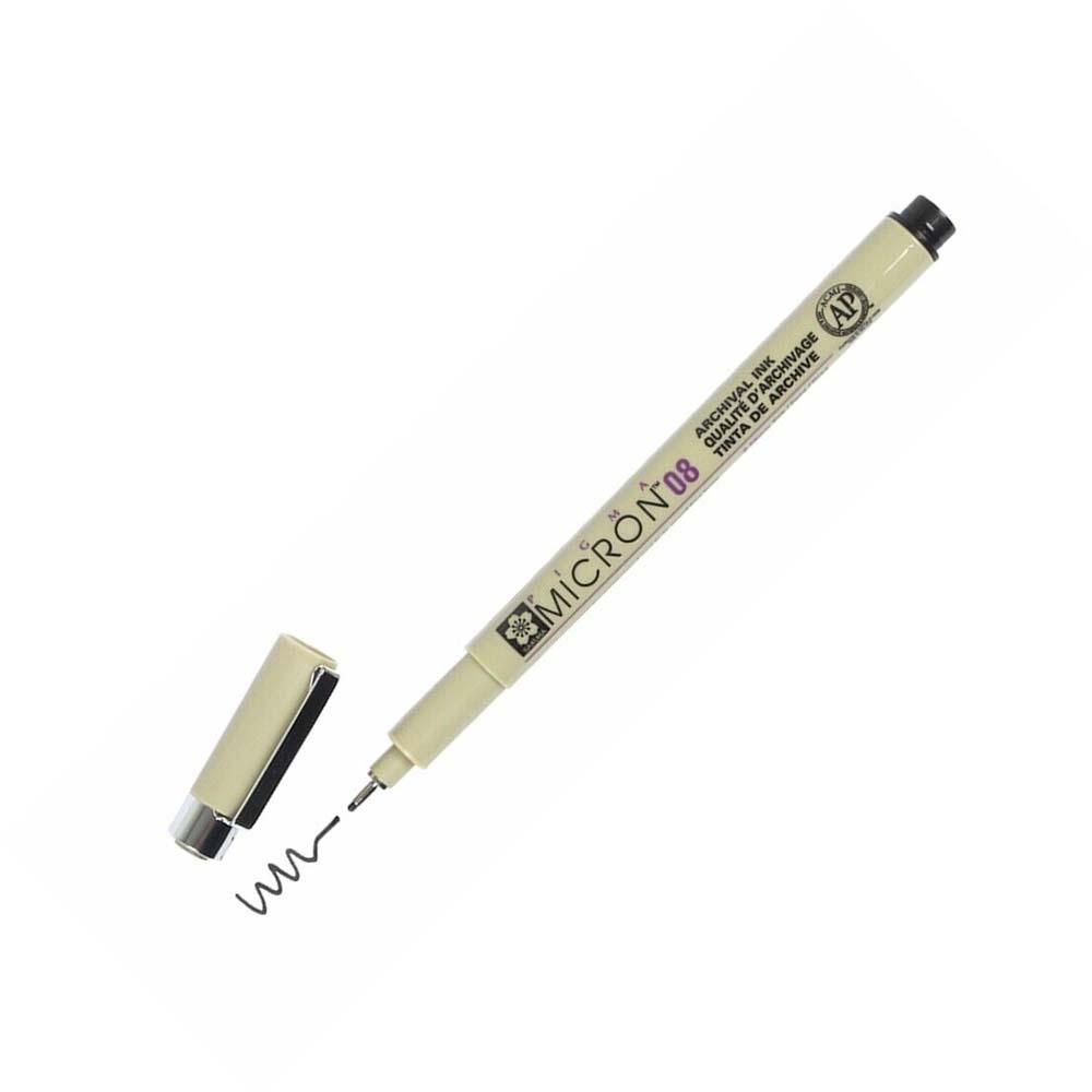 Sakura Marker Pigma 08 49 0.5mm Black (XSDK0849) (SAKXSDK0849)