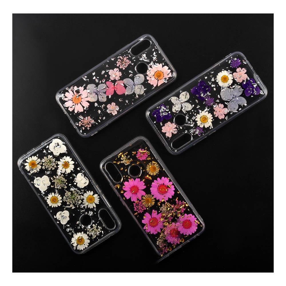 Силиконов (TPU) калъф с цветя за Huawei P20 Lite - 4smarts Soft Cover Glamour Bouquet (прозрачен-розов) | JAR Computers Силиконов (TPU) калъф с цветя за Huawei P20 Lite - 4smarts Soft Cover Glamour Bouquet (прозрачен-розов)