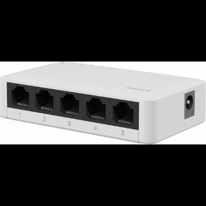 Суич Gembird NSW-G5-01 Switch 5 ports 10/100/1000 Mbps, White | JAR Computers Суич Gembird NSW-G5-01 Switch 5 ports 10/100/1000 Mbps, White