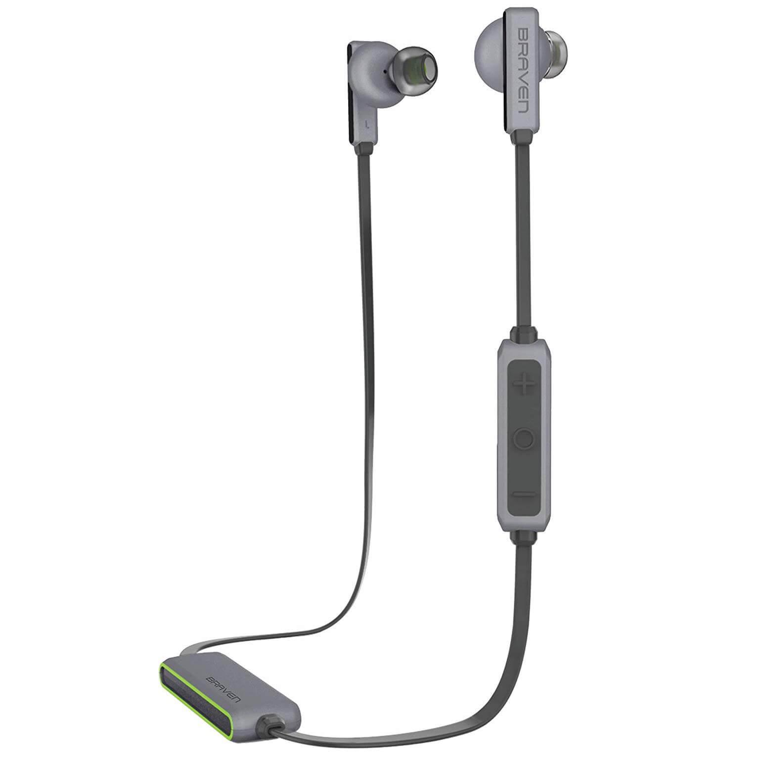 Безжични спортни Bluetooth слушалки за мобилни устройства - Braven Flye Sport Wireless Earbuds (сребрист) | JAR Computers Безжични спортни Bluetooth слушалки за мобилни устройства - Braven Flye Sport Wireless Earbuds (сребрист)