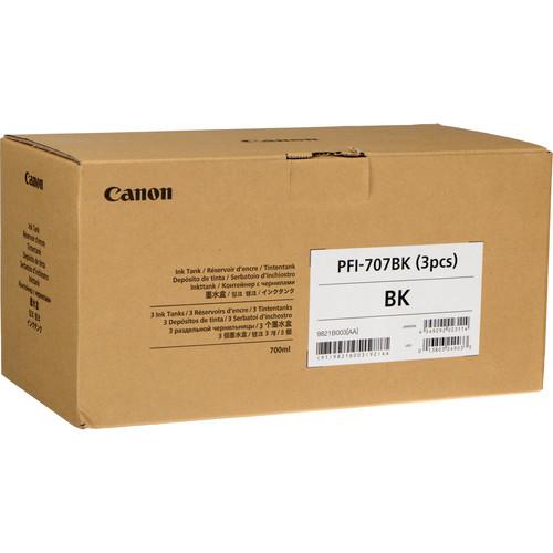 Canon PFI-707BK глава и патрон за мастиленоструен принтер Оригинал Черен | JAR Computers Canon PFI-707BK глава и патрон за мастиленоструен принтер Оригинал Черен