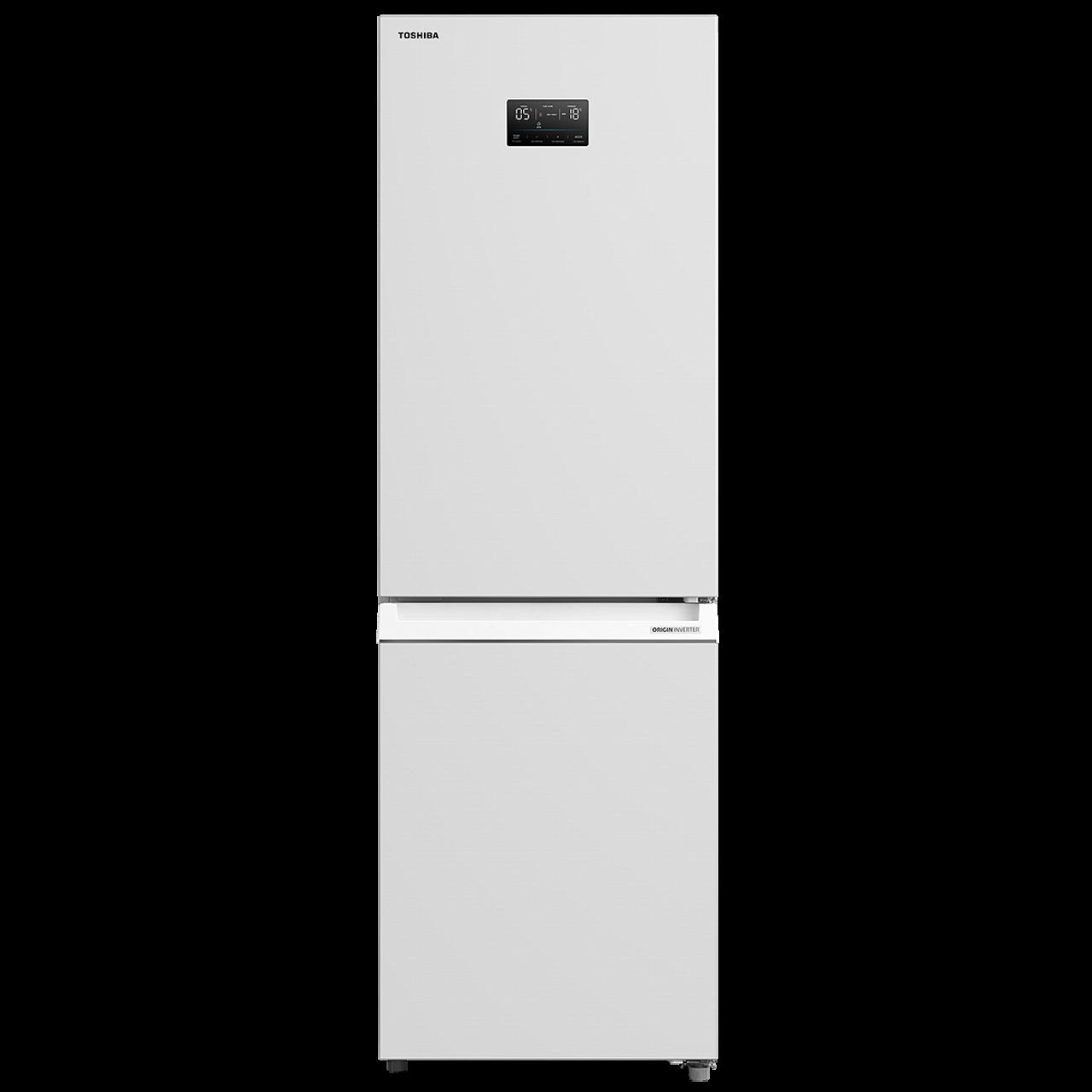 Хладилник с фризер Toshiba GR-RB449WE-PMJ(51) , 338 l, E , No Frost , Бял