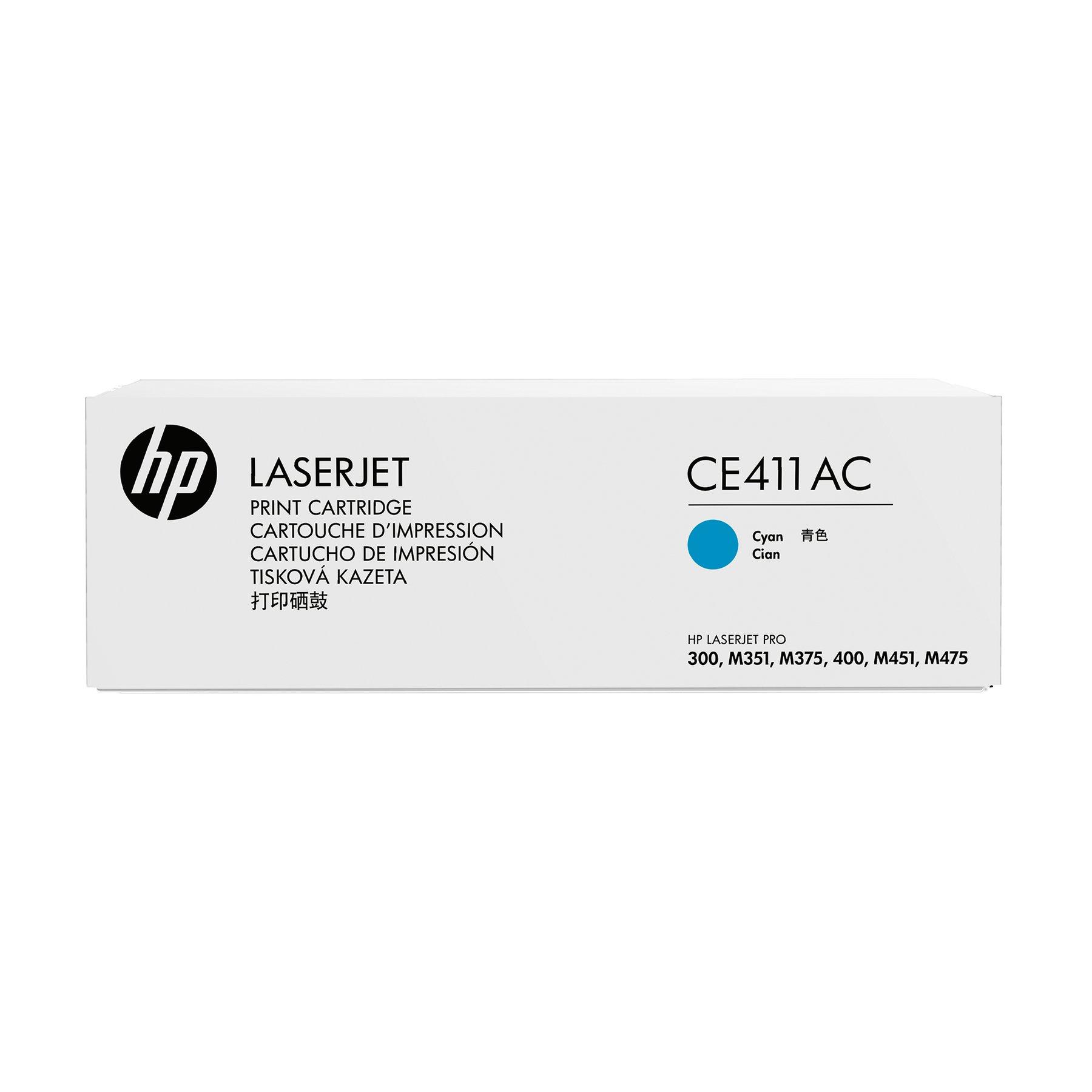 HP Тонер CE411AC, Cyan