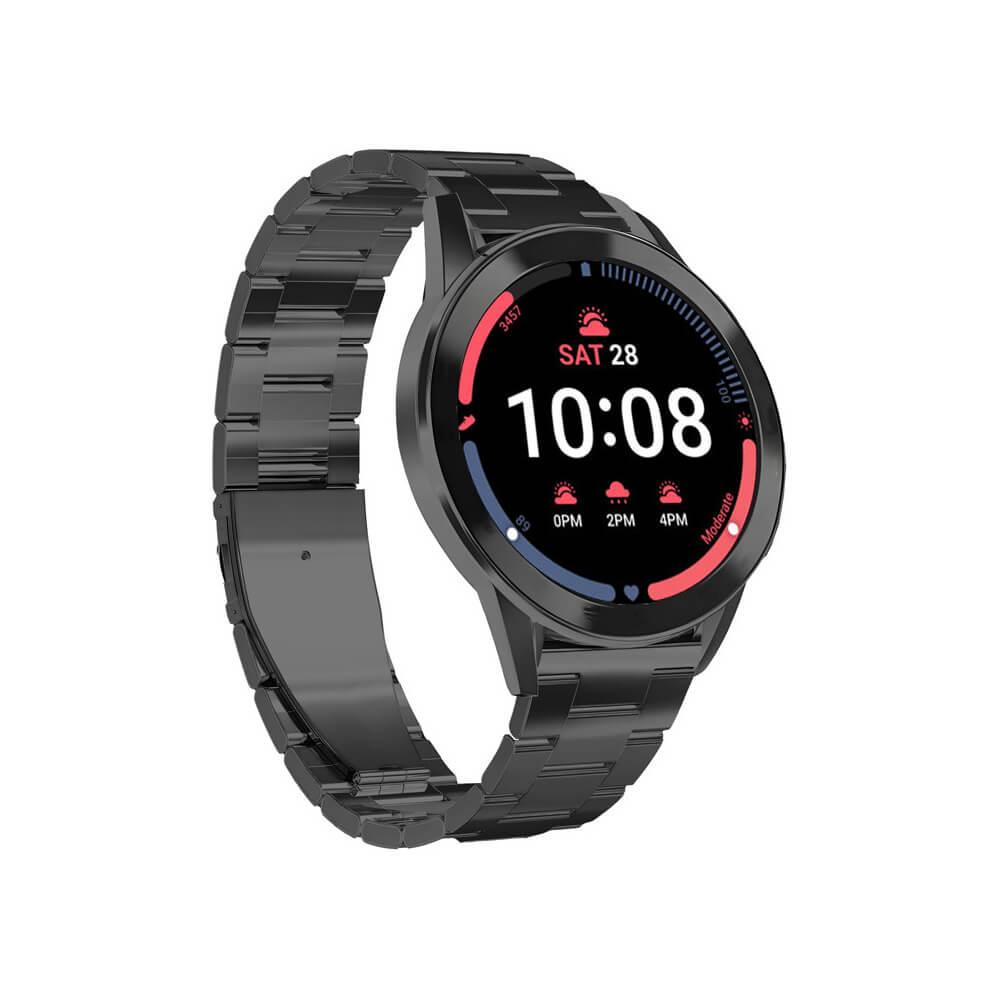 Каишка от неръждаема стомана за Samsung Galaxy Watch, Huawei Watch, Xiaomi, Garmin и други часовници с 20мм захват - Puro Metal Stainless Steel Band 20mm (черен) | JAR Computers Каишка от неръждаема стомана за Samsung Galaxy Watch, Huawei Watch, Xiaomi, Garmin и други часовници с 20мм захват - Puro Metal Stainless Steel Band 20mm (черен)