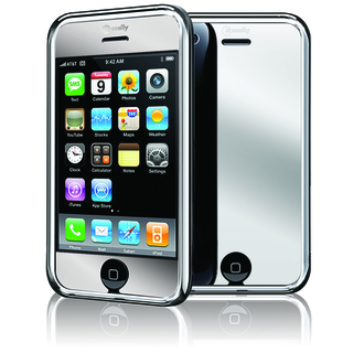 Macally Mirror Finish Screen огледално защитно покритие за дисплея на iPhone 3G/3G S | JAR Computers Macally Mirror Finish Screen огледално защитно покритие за дисплея на iPhone 3G/3G S