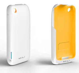 Външна батерия и кейс за iPhone 3G/3Gs - MiLi Powerskin (бял-оранжев) | JAR Computers Външна батерия и кейс за iPhone 3G/3Gs - MiLi Powerskin (бял-оранжев)