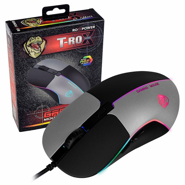 Mouse Roxpower ST-GM066 Gaming RGB Optical, Black