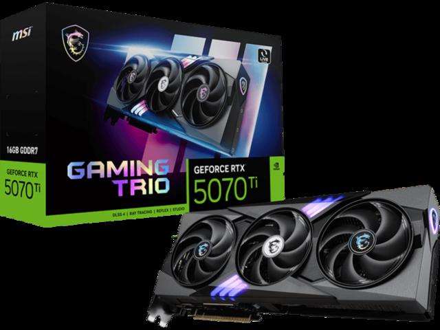 MSI GeForce RTX 5070 Ti 16G GAMING TRIO