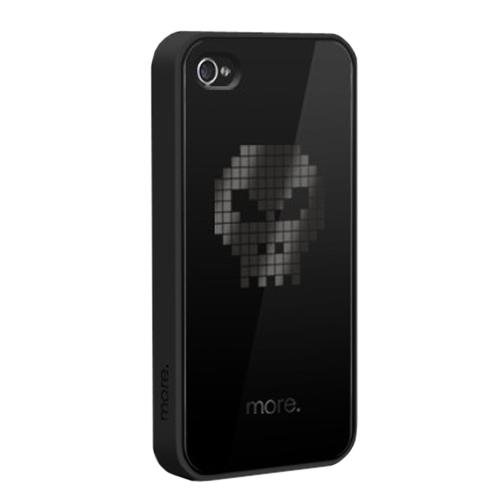 Силиконов калъф за iPhone 4/4S - More-Thing Cubic Skull | JAR Computers Силиконов калъф за iPhone 4/4S - More-Thing Cubic Skull