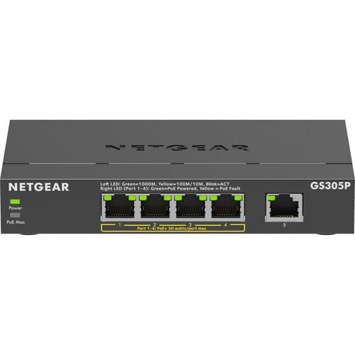 Суич Netgear Switch GS305Pv3 / GS305P-300EUS Black - PN GS305P-300EUS | JAR Computers Суич Netgear Switch GS305Pv3 / GS305P-300EUS Black - PN GS305P-300EUS