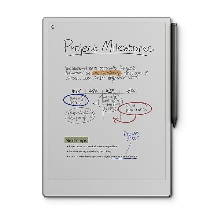 Таблет reMarkable Paper Pro 11.8&quot;, с включен стилус Marker Plus, Сив