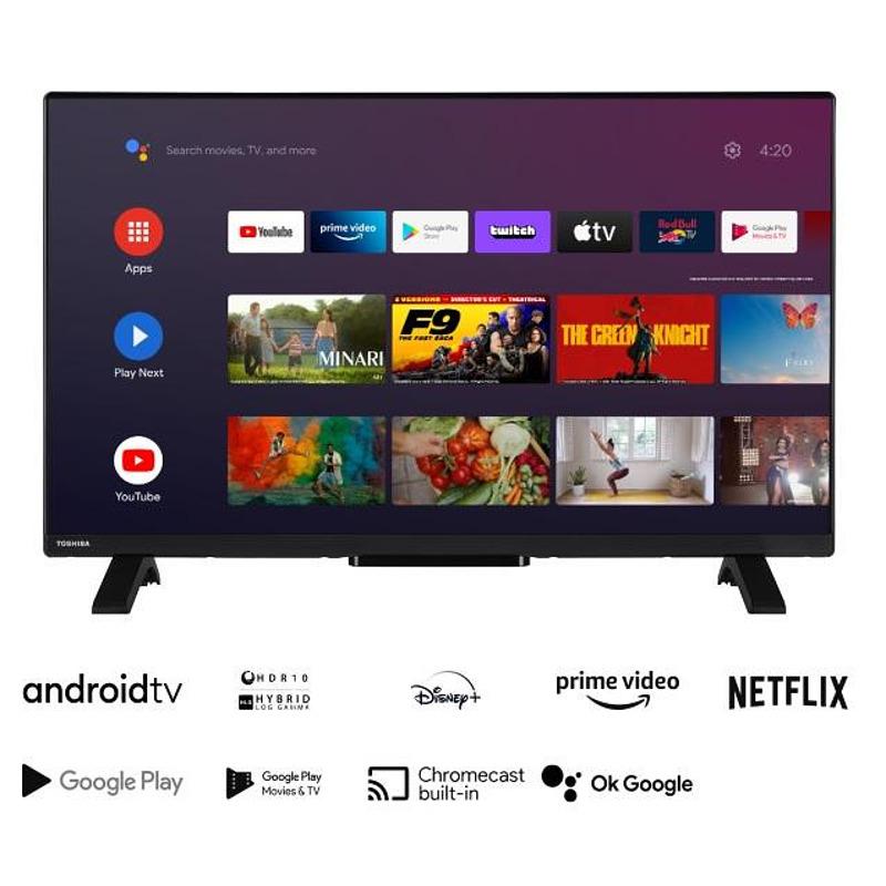 Телевизор Toshiba 32WA2363DG ANDROID TV , 1366x768 HD Ready , 32 inch, 80 см, Android , LED  , Smart TV | JAR Computers Телевизор Toshiba 32WA2363DG ANDROID TV , 1366x768 HD Ready , 32 inch, 80 см, Android , LED  , Smart TV
