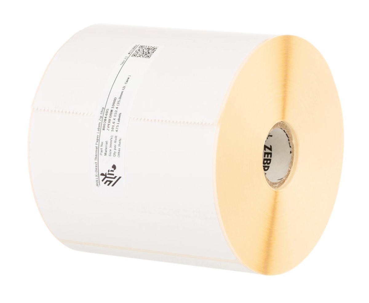 Zebra Z-Perform 1000D White Self-adhesive printer label | JAR Computers Zebra Z-Perform 1000D White Self-adhesive printer label