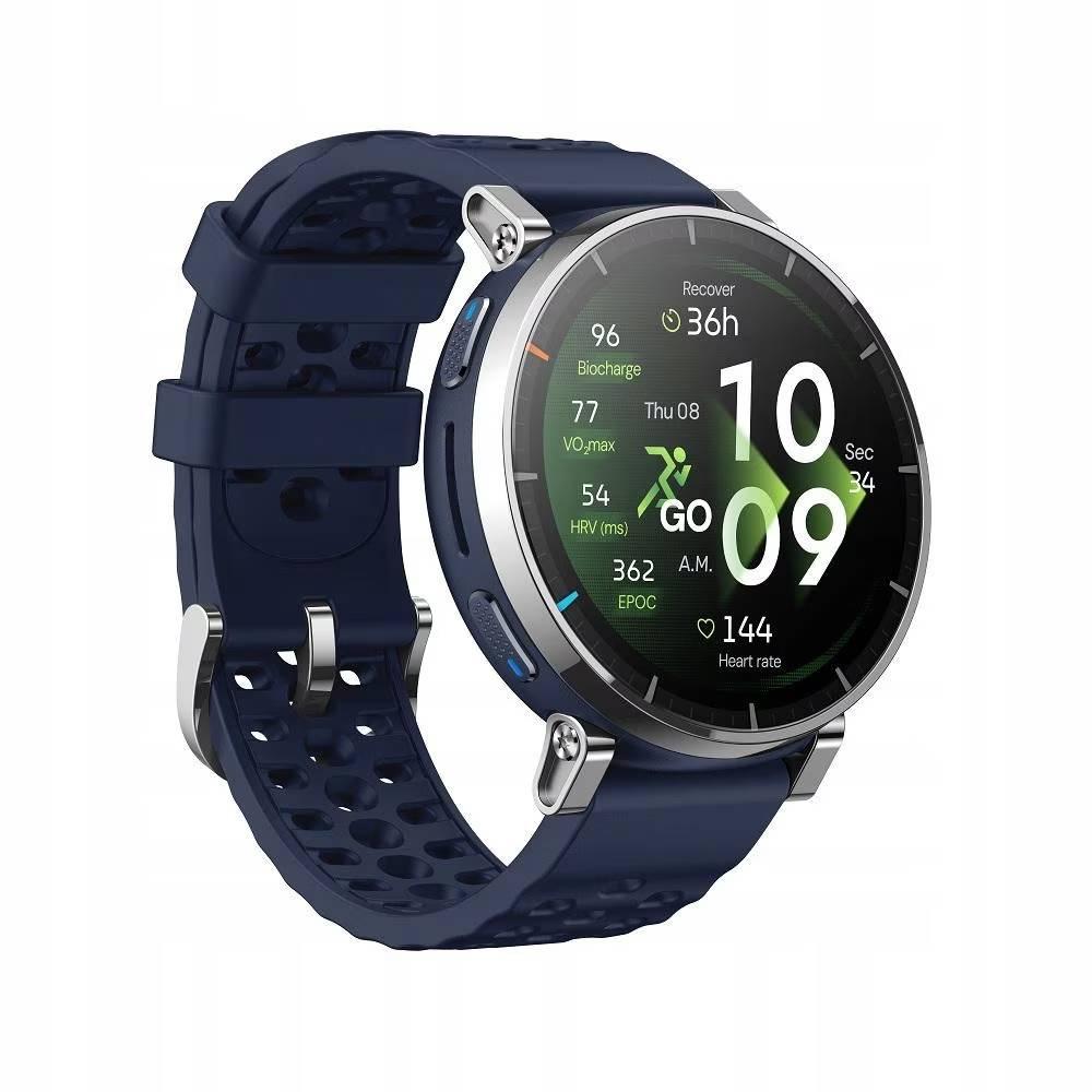 Amazfit Active 3 Premium GPS смарт часовник, AMOLED Sapphire, Atlas Blue | JAR Computers Amazfit Active 3 Premium GPS смарт часовник, AMOLED Sapphire, Atlas Blue