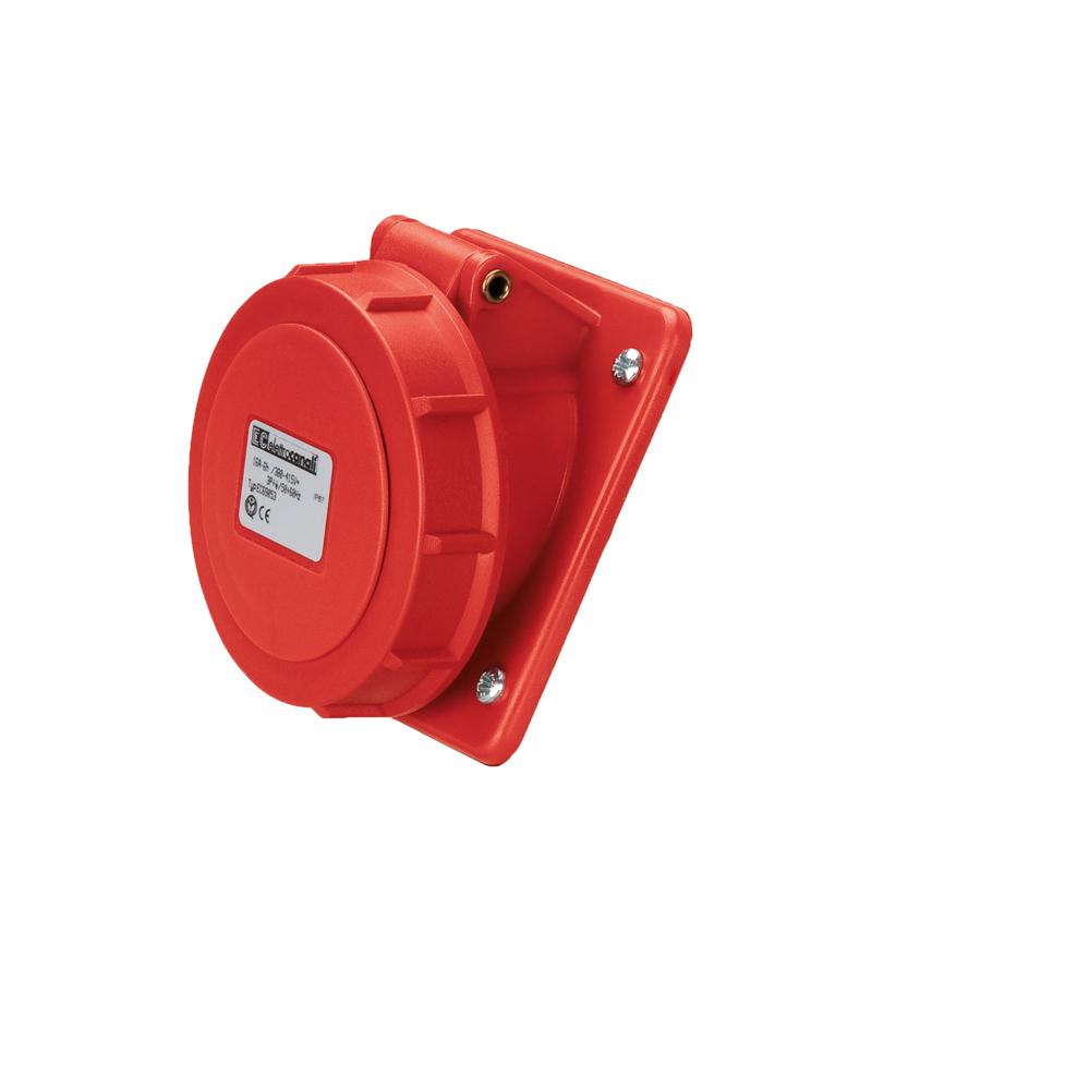 EC690 КОНТАКТ ЗА ВГРАЖДАНЕ 63А IP67 3P+E 380-415V | JAR Computers EC690 КОНТАКТ ЗА ВГРАЖДАНЕ 63А IP67 3P+E 380-415V