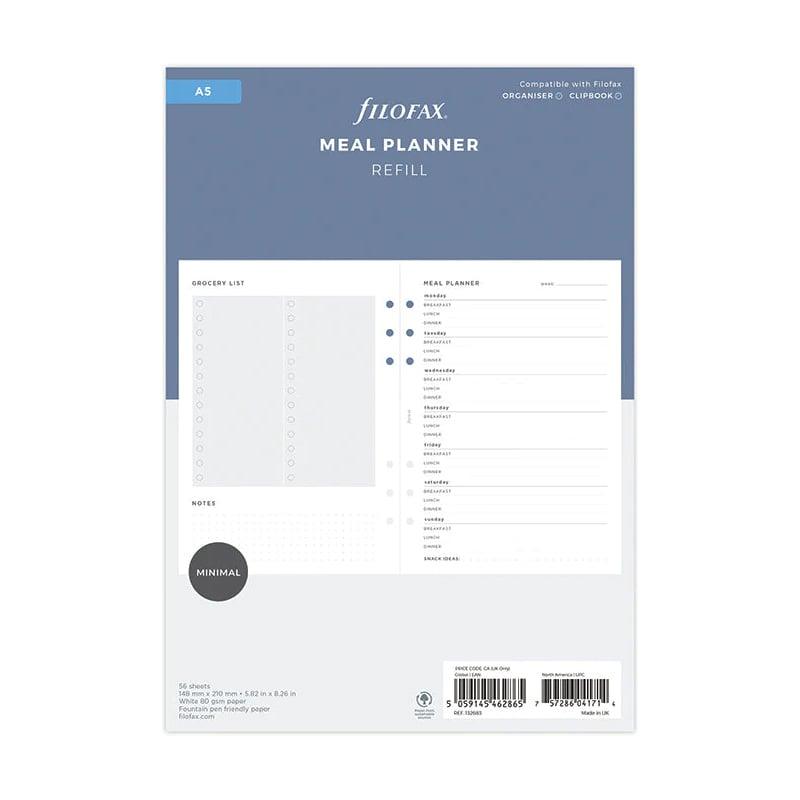 Filofax Пълнител за органайзер Minimal, А5, за хранене | JAR Computers Filofax Пълнител за органайзер Minimal, А5, за хранене