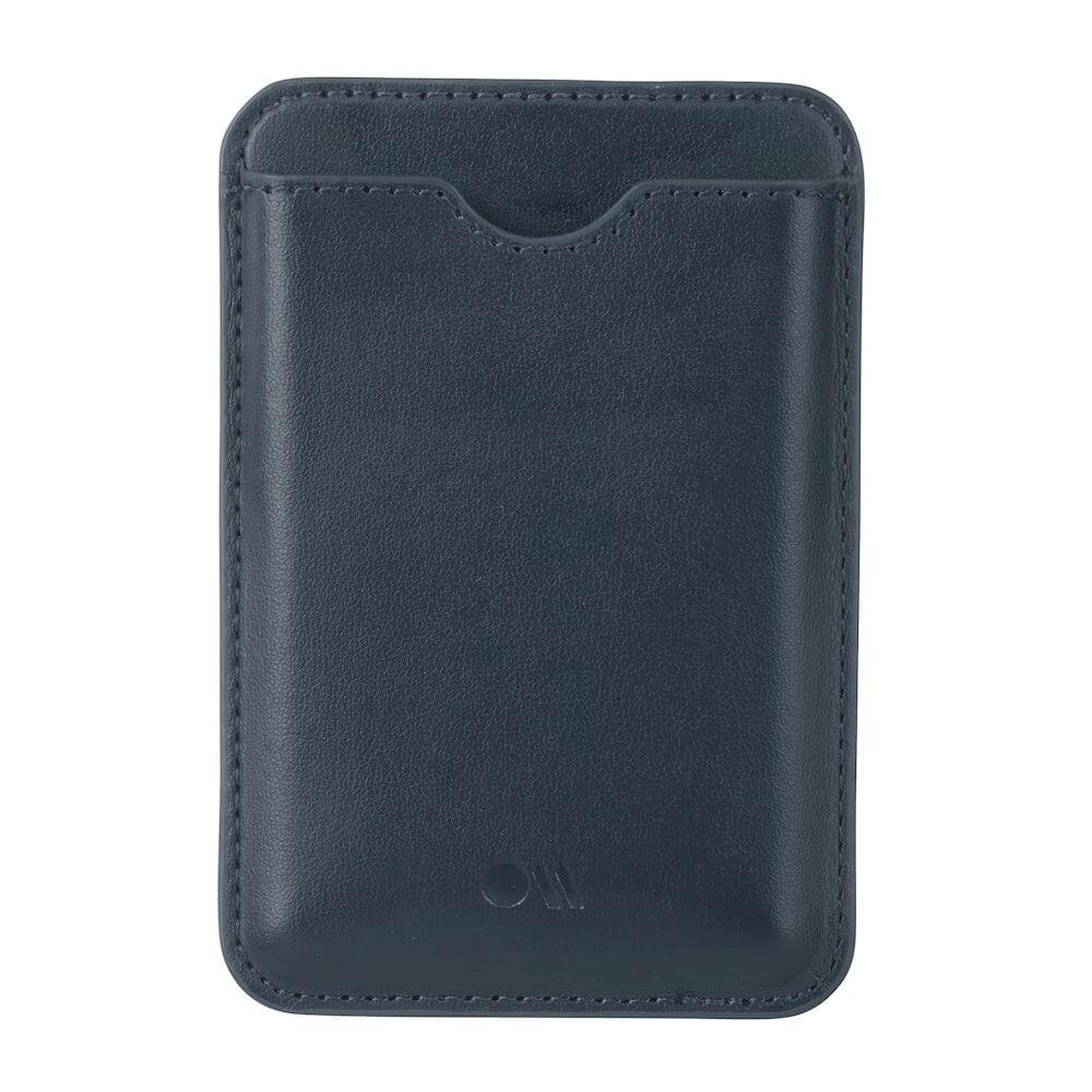 Кожен портфейл (джоб) за прикрепяне към iPhone с MagSafe - CaseMate MagSafe Card Holder (тъмносин) | JAR Computers Кожен портфейл (джоб) за прикрепяне към iPhone с MagSafe - CaseMate MagSafe Card Holder (тъмносин)