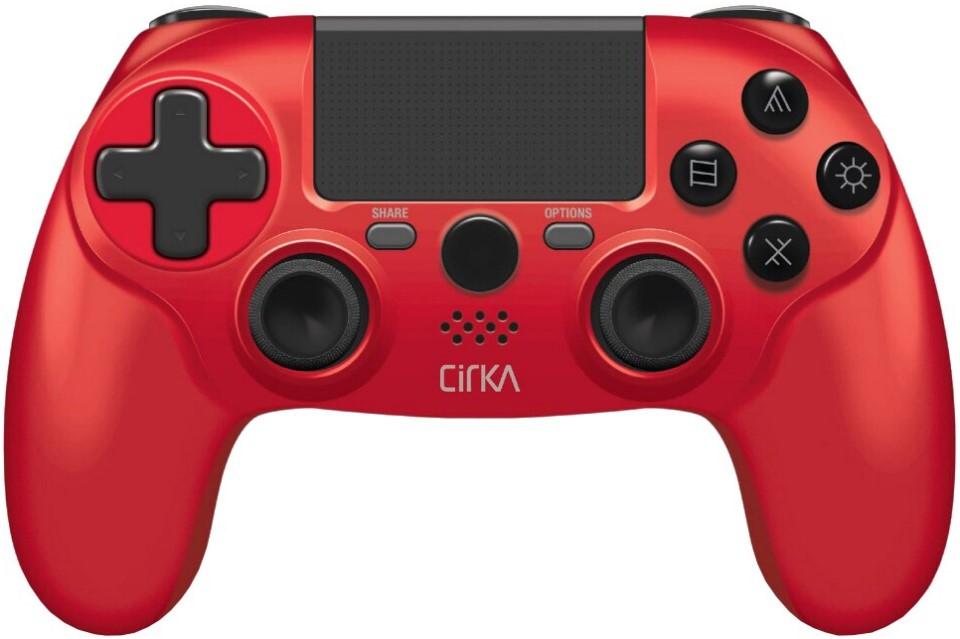 Безжичен контролер Cirka - NuForce, червен (PS4/PS3/PC) | JAR Computers Безжичен контролер Cirka - NuForce, червен (PS4/PS3/PC)