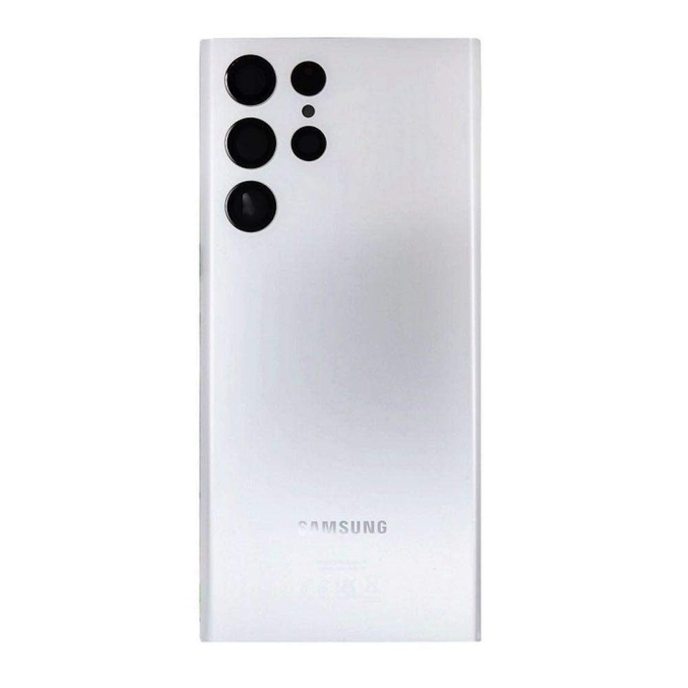 Оригинален резервен заден капак за Samsung Galaxy S22 Ultra - Samsung Back Cover (бял) | JAR Computers Оригинален резервен заден капак за Samsung Galaxy S22 Ultra - Samsung Back Cover (бял)