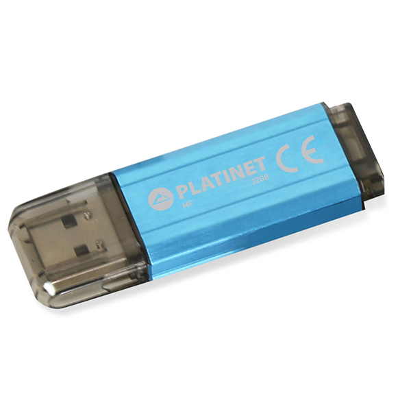 Памет USB flash 32GB Platinet V син 2.0 | JAR Computers Памет USB flash 32GB Platinet V син 2.0