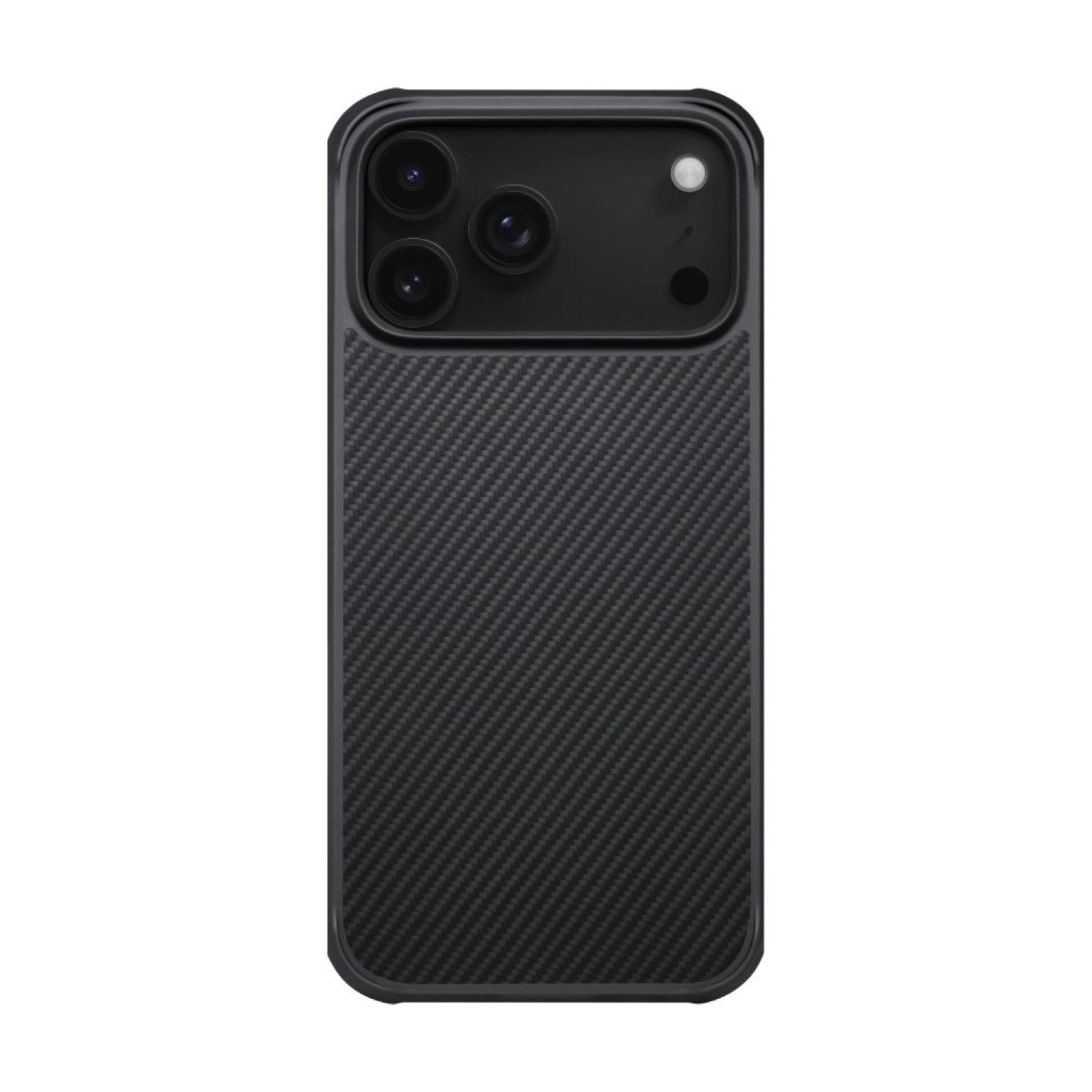 PITAKA Калъф Apple iPhone 17 Pro, Aramid ProGuard MagSafe, черно/сиво - KI1701MGP | JAR Computers PITAKA Калъф Apple iPhone 17 Pro, Aramid ProGuard MagSafe, черно/сиво - KI1701MGP